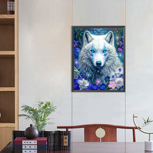 Load image into Gallery viewer, White Wolf 40*50CM (canvas) Full Round Drill Diamond Painting
