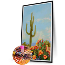 Load image into Gallery viewer, Cactus Flower 30*50CM (canvas) Full Round Drill Diamond Painting
