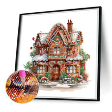 Load image into Gallery viewer, Christmas Cookie House 30*30CM (canvas) Partial Special-Shaped Drill Diamond Painting
