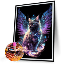 Load image into Gallery viewer, Angel Cat 40*55CM (canvas) Full Round AB Drill Diamond Painting
