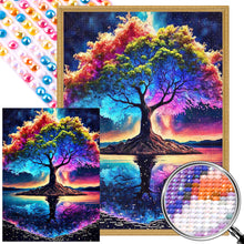 Load image into Gallery viewer, Four Seasons Tree Of Life 40*55CM (canvas) Full Round AB Drill Diamond Painting
