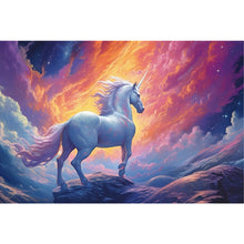 Load image into Gallery viewer, Unicorn 60*40CM (canvas) Full Round Drill Diamond Painting
