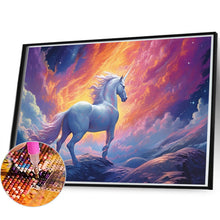 Load image into Gallery viewer, Unicorn 60*40CM (canvas) Full Round Drill Diamond Painting
