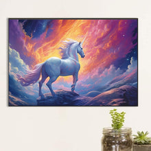 Load image into Gallery viewer, Unicorn 60*40CM (canvas) Full Round Drill Diamond Painting
