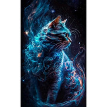 Load image into Gallery viewer, Galaxy Cat 40*65CM (canvas) Full Round AB Drill Diamond Painting
