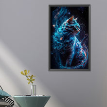 Load image into Gallery viewer, Galaxy Cat 40*65CM (canvas) Full Round AB Drill Diamond Painting
