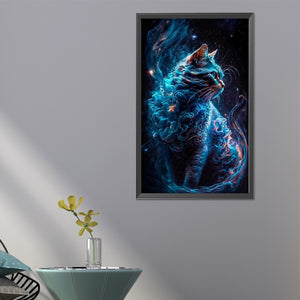 Galaxy Cat 40*65CM (canvas) Full Round AB Drill Diamond Painting