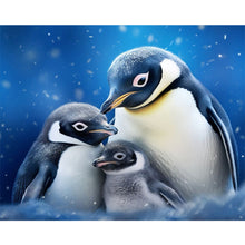 Load image into Gallery viewer, Penguin Family 50*40CM (canvas) Full Round Drill Diamond Painting
