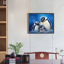 Load image into Gallery viewer, Penguin Family 50*40CM (canvas) Full Round Drill Diamond Painting
