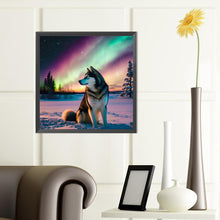 Load image into Gallery viewer, Aurora Snowwolf 40*40CM (canvas) Full Round Drill Diamond Painting
