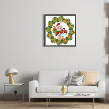 Load image into Gallery viewer, Christmas Wreath 30*30CM (canvas) Partial Special-Shaped Drill Diamond Painting
