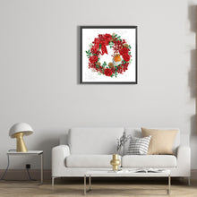 Load image into Gallery viewer, Christmas Wreath 30*30CM (canvas) Partial Special-Shaped Drill Diamond Painting
