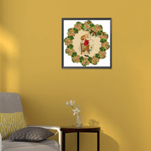 Load image into Gallery viewer, Christmas Wreath 30*30CM (canvas) Partial Special-Shaped Drill Diamond Painting
