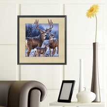 Load image into Gallery viewer, Picture Frame Elk 40*40CM (canvas) Full Round Drill Diamond Painting
