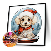 Load image into Gallery viewer, Crystal Ball Dog 40*40CM (canvas) Full Round Drill Diamond Painting
