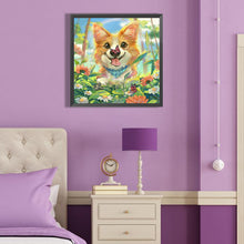 Load image into Gallery viewer, Laughing Dog 40*40CM (canvas) Full Round Drill Diamond Painting
