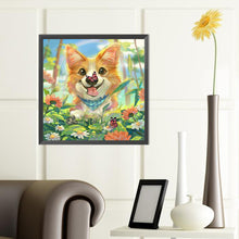 Load image into Gallery viewer, Laughing Dog 40*40CM (canvas) Full Round Drill Diamond Painting
