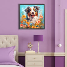 Load image into Gallery viewer, Laughing Dog 40*40CM (canvas) Full Round Drill Diamond Painting
