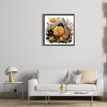 Load image into Gallery viewer, Autumn Pumpkin Sunflowers 30*30CM (canvas) Partial Special-Shaped Drill Diamond Painting
