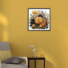 Load image into Gallery viewer, Autumn Pumpkin Sunflowers 30*30CM (canvas) Partial Special-Shaped Drill Diamond Painting
