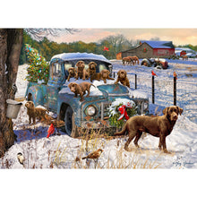 Load image into Gallery viewer, Rural Snow Scene 70*50CM (canvas) Full Square Drill Diamond Painting
