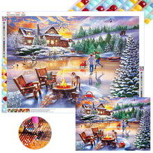 Load image into Gallery viewer, Rural Snow Scene 70*50CM (canvas) Full Square Drill Diamond Painting
