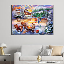 Load image into Gallery viewer, Rural Snow Scene 70*50CM (canvas) Full Square Drill Diamond Painting
