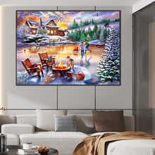 Load image into Gallery viewer, Rural Snow Scene 70*50CM (canvas) Full Square Drill Diamond Painting
