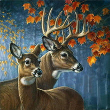 Load image into Gallery viewer, Deer 40*40CM (canvas) Full Round AB Drill Diamond Painting
