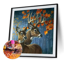 Load image into Gallery viewer, Deer 40*40CM (canvas) Full Round AB Drill Diamond Painting
