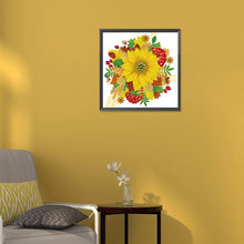 Load image into Gallery viewer, Sunflower 30*30CM (canvas) Partial Special-Shaped Drill Diamond Painting
