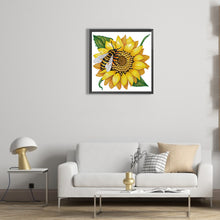 Load image into Gallery viewer, Sunflower 30*30CM (canvas) Partial Special-Shaped Drill Diamond Painting
