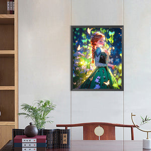 Frozen Princess Anna 40*50CM (canvas) Full Round Drill Diamond Painting