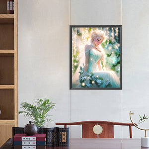 Frozen Princess Elsa 40*50CM (canvas) Full Round Drill Diamond Painting