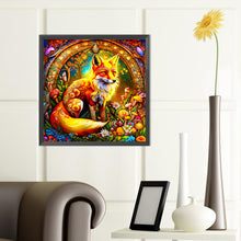 Load image into Gallery viewer, Brilliant Fox 40*40CM (canvas) Full Round Drill Diamond Painting
