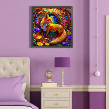 Load image into Gallery viewer, The Fox That Looks Back Brilliantly 40*40CM (canvas) Full Round Drill Diamond Painting
