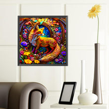 Load image into Gallery viewer, The Fox That Looks Back Brilliantly 40*40CM (canvas) Full Round Drill Diamond Painting
