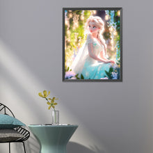 Load image into Gallery viewer, Frozen Princess Elsa And Flowers 40*50CM (canvas) Full Round Drill Diamond Painting
