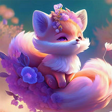 Load image into Gallery viewer, Cute Little Fox 30*30CM (canvas) Full Round Drill Diamond Painting
