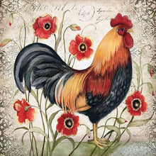 Load image into Gallery viewer, Rooster 30*30CM (canvas) Full Round Drill Diamond Painting
