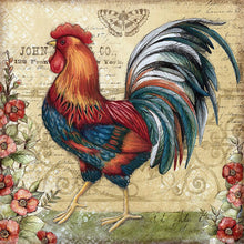 Load image into Gallery viewer, Rooster 30*30CM (canvas) Full Round Drill Diamond Painting
