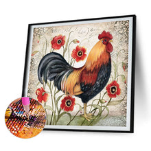 Load image into Gallery viewer, Rooster 30*30CM (canvas) Full Round Drill Diamond Painting
