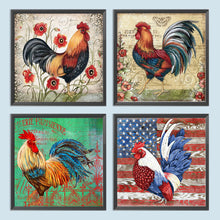 Load image into Gallery viewer, Rooster 30*30CM (canvas) Full Round Drill Diamond Painting
