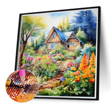 Load image into Gallery viewer, Garden House 40*40CM (canvas) Full Round Drill Diamond Painting
