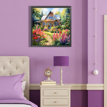 Load image into Gallery viewer, Garden House 40*40CM (canvas) Full Round Drill Diamond Painting
