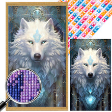 Load image into Gallery viewer, Aurora Wolf 40*70CM (canvas) Full Square AB Drill Diamond Painting
