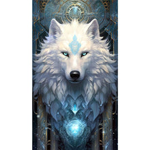 Load image into Gallery viewer, Aurora Wolf 40*70CM (canvas) Full Square AB Drill Diamond Painting
