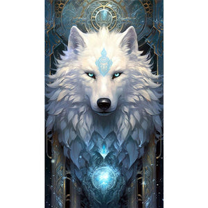 Aurora Wolf 40*70CM (canvas) Full Square AB Drill Diamond Painting