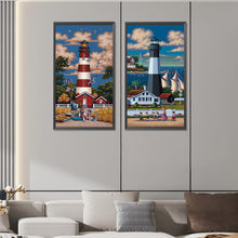 Load image into Gallery viewer, Lighthouse 30*60CM (canvas) Full Round Drill Diamond Painting
