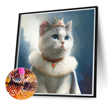 Load image into Gallery viewer, Cat 40*40CM (canvas) Full Round Drill Diamond Painting
